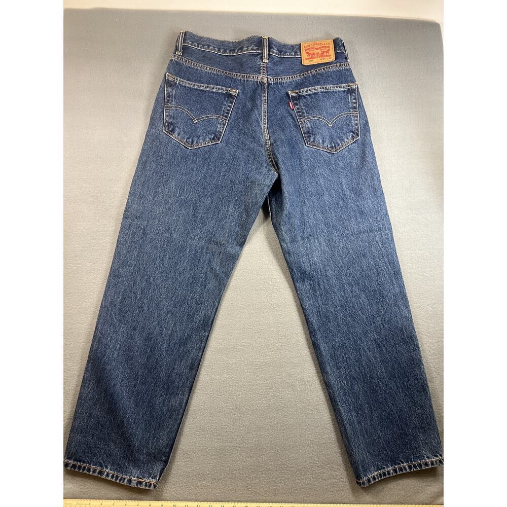 Levi's 550 Relaxed Fit Straight Leg Jeans Men's 34X30 Medium Wash Blue Denim - Picture 5 of 9